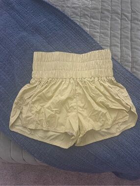 Free People Smocked High-Waist Citron Women's Shorts